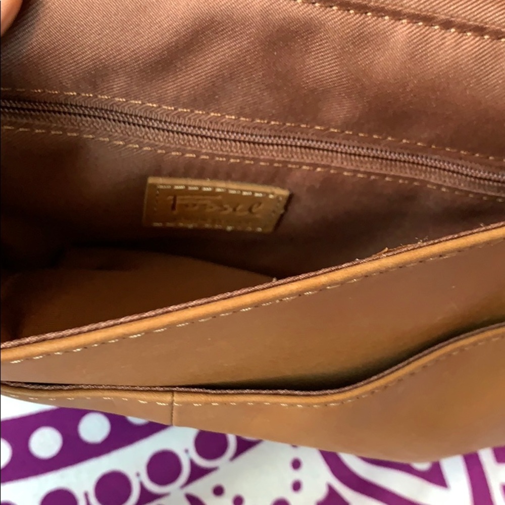 NWT Leather Fossil Organizer Purse - Picture 3 of 5